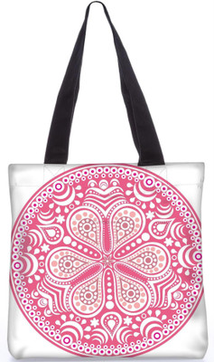 

Snoogg Indian Pattern Poly Canvas Fashion Handbag Shopping Shoulder Lunch Tote Bag For Women 23251 Shoulder Bag(Multicolor, 5 L)