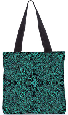 

Snoogg Indian Pattern Poly Canvas Fashion Handbag Shopping Shoulder Lunch Tote Bag For Women 21678 Shoulder Bag(Multicolor, 5 L)