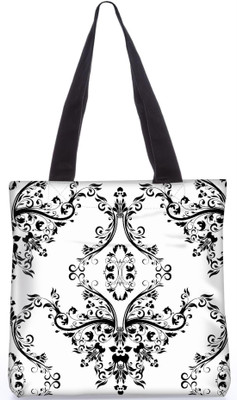 

Snoogg Indian Pattern Poly Canvas Fashion Handbag Shopping Shoulder Lunch Tote Bag For Women 23043 Shoulder Bag(Multicolor, 5 L)