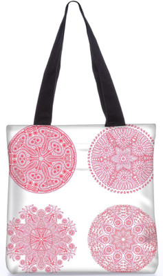 

Snoogg Indian Pattern Poly Canvas Fashion Handbag Shopping Shoulder Lunch Tote Bag For Women 23141 Shoulder Bag(Multicolor, 5 L)