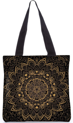 

Snoogg Indian Pattern Poly Canvas Fashion Handbag Shopping Shoulder Lunch Tote Bag For Women 21712 Shoulder Bag(Multicolor, 5 L)