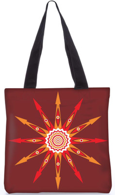 

Snoogg Indian Pattern Poly Canvas Fashion Handbag Shopping Shoulder Lunch Tote Bag For Women 23289 Shoulder Bag(Multicolor, 5 L)