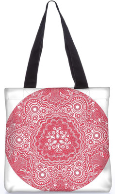 

Snoogg Indian Pattern Poly Canvas Fashion Handbag Shopping Shoulder Lunch Tote Bag For Women 23750 Shoulder Bag(Multicolor, 5 L)