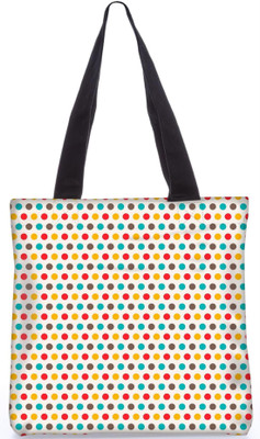 

Snoogg Indian Pattern Poly Canvas Fashion Handbag Shopping Shoulder Lunch Tote Bag For Women 21422 Shoulder Bag(Multicolor, 5 L)