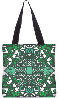 

Snoogg Indian Pattern Poly Canvas Fashion Handbag Shopping Shoulder Lunch Tote Bag For Women 22593 Shoulder Bag(Multicolor, 5 L)