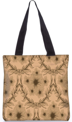 

Snoogg Indian Pattern Poly Canvas Fashion Handbag Shopping Shoulder Lunch Tote Bag For Women 23001 Shoulder Bag(Multicolor, 5 L)