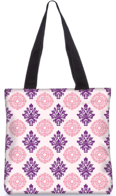 

Snoogg Indian Pattern Poly Canvas Fashion Handbag Shopping Shoulder Lunch Tote Bag For Women 21751 Shoulder Bag(Multicolor, 5 L)