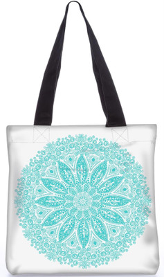 

Snoogg Indian Pattern Poly Canvas Fashion Handbag Shopping Shoulder Lunch Tote Bag For Women 23520 Shoulder Bag(Multicolor, 5 L)