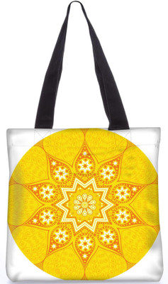 

Snoogg Indian Pattern Poly Canvas Fashion Handbag Shopping Shoulder Lunch Tote Bag For Women 23480 Shoulder Bag(Multicolor, 5 L)