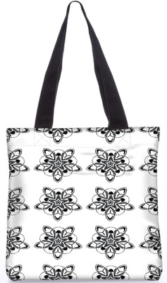 

Snoogg Indian Pattern Poly Canvas Fashion Handbag Shopping Shoulder Lunch Tote Bag For Women 22280 Shoulder Bag(Multicolor, 5 L)