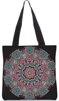 

Snoogg Indian Pattern Poly Canvas Fashion Handbag Shopping Shoulder Lunch Tote Bag For Women 23666 Shoulder Bag(Multicolor, 5 L)