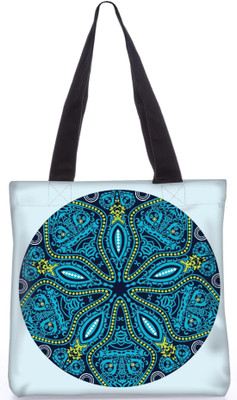 

Snoogg Indian Pattern Poly Canvas Fashion Handbag Shopping Shoulder Lunch Tote Bag For Women 23350 Shoulder Bag(Multicolor, 5 L)