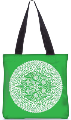 

Snoogg Indian Pattern Poly Canvas Fashion Handbag Shopping Shoulder Lunch Tote Bag For Women 23807 Shoulder Bag(Multicolor, 5 L)