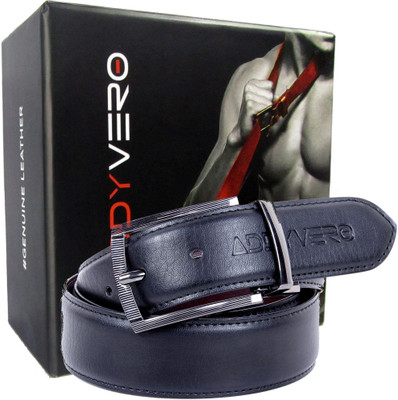 

Addyvero Men Formal, Casual, Party Black, Brown Artificial Leather Reversible Belt, Dull black;dull brown