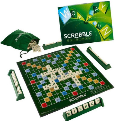 

Alive Scrabble Original - Brand Crossword Game for Bringing Letters and People Together Board Game