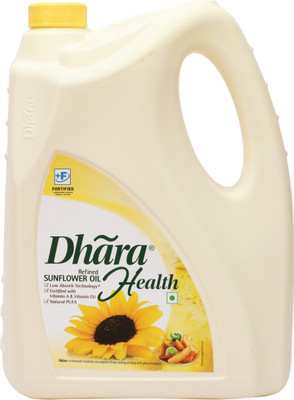 

Dhara Refined Sunflower Oil 5 L