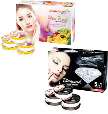 

Alfair Aroma Mix Fruit Diamond Facial Kit 900 g(Set of 2)