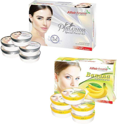 

Alfair Aroma Platinum Banana Facial Kit 900 g(Set of 2)
