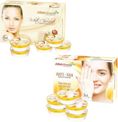 

Alfair Aroma White Chocolate Anti Tan Facial Kit 900 g(Set of 2)