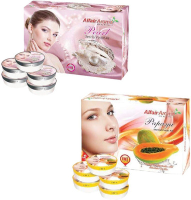 

Alfair Aroma Pearl Papaya Facial Kit 900 g(Set of 2)