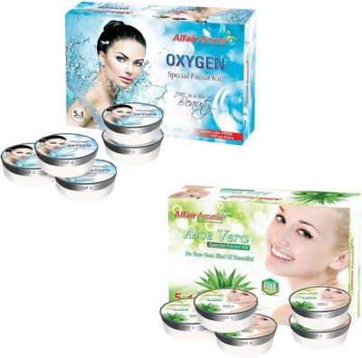

Alfair Aroma Aloe Vera Oxygen Facial Kit 900 g(Set of 2)