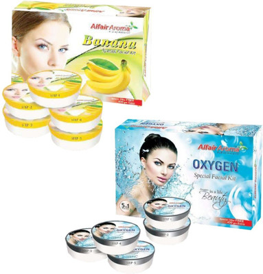 

Alfair Aroma Banana Oxygen Facial Kit 900 g(Set of 2)