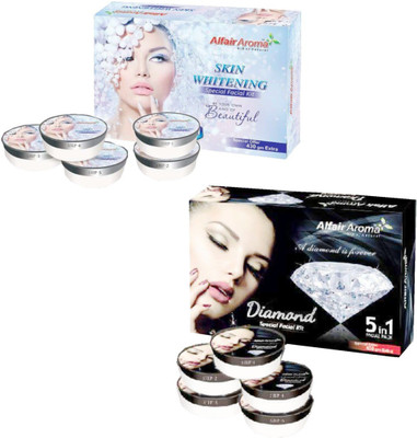 

Alfair Aroma Skin Whitening Diamond Facial Kit 900 g(Set of 2)