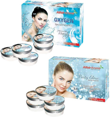 

Alfair Aroma Oxygen Party Glow Facial Kit 900 g(Set of 2)