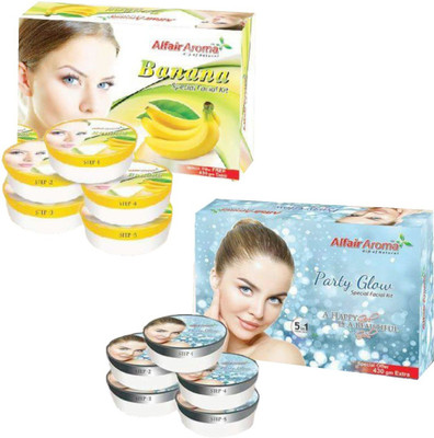 

Alfair Aroma Banana Party Glow Facial Kit 900 g(Set of 2)