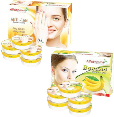 

Alfair Aroma Anti Tan Banana Facial Kit 900 g(Set of 2)