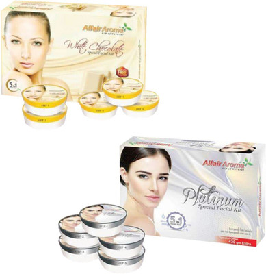 

Alfair Aroma White Chocolate Platinum Facial Kit 900 g(Set of 2)