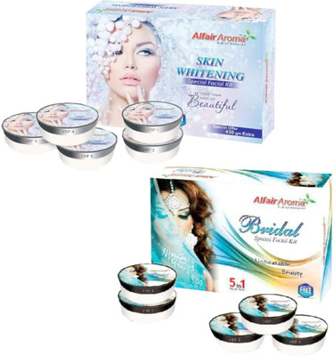 

Alfair Aroma Skin Whitrning Bridal Facial Kit 900 g(Set of 2)
