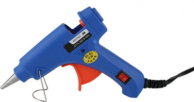 

REYTAIL 20W Mini Blue Heavyduty with 10 Glue Sticks (7 MM x 20 CM) Standard Temperature Corded Glue Gun(7 mm)