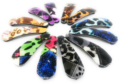 

Khubsurat Tic-Tac Printed Hair Clips for Girls & Women. Set of 6 Pairs Different Colors Tic Tac Clip(Multicolor)
