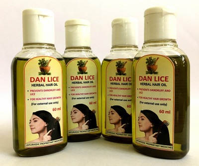 

Dan Lice Herbal Hair Oil Pack of 4 (240ml) Hair Oil(240 ml)