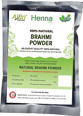 

Allin Exporters Brahmi Powder - 100% Organic And Chemical Free Hair Cleanser - ( 60 Gram = 1 Packet)(60 g)