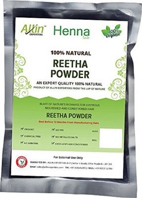 

Allin Exporters Reetha Powder - 100% Organic And Chemical Free Hair Cleanser - ( 240 Gram = 4 Packet)(240 g)