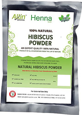 

Allin Exporters Hibiscus Powder - 100% Organic And Chemical Free Hair Cleanser - ( 180 Gram = 3 Packet)(180 g)