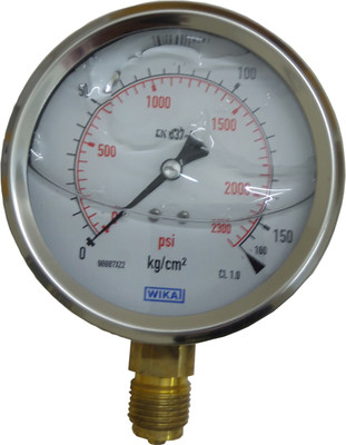 

Wika 213.53.63 Range 0 to 160 kg/cm² Pressure Gauge Hydrometer