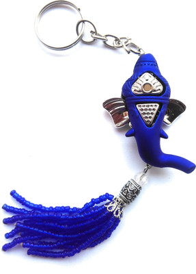 

HatsOff Ganesha Key Chain for bike and car shree Ganesh Key Ring Key Chain