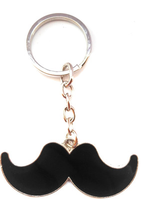 

HatsOff Moustache Key Chain Mooch Metal key ring Key Chain