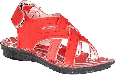 

Leon Boys Velcro Sports Sandals(Red