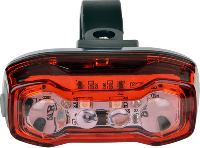 

Dark Horse Bicycle 1 Watt 2 LED Multicolour Red & Blue Light Twin Eye LED Rear Break Light(Red)