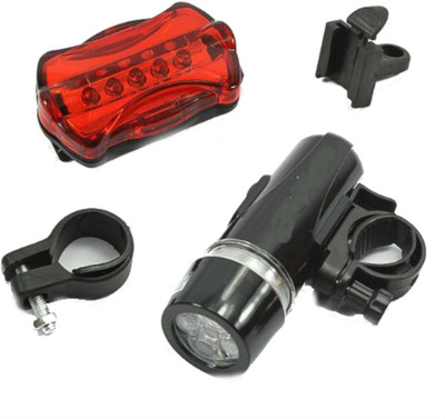 

Shrih Bicycle Head Light And Tail Light Set LED Front Rear Light Combo(Black And Red)