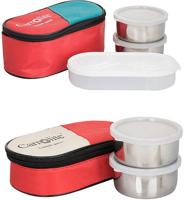 

Philco Combo 3in1Red- 2in1 Red 5 Containers Lunch Box(1050 ml), Multicolor