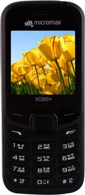 Micromax X088+  (Black)