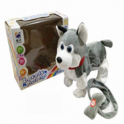 

Curtis Toys Swiggy Wiggly Pet Dog - Funny and Cute Walking/Dancing Dog(Grey)