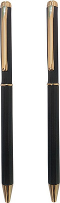 

NextWhat Pack of 2 Black Roller Ball Pen(Pack of 2)