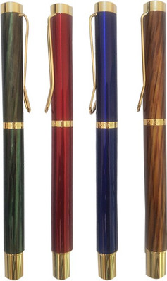 

NextWhat Pack of 4 Colorful Marbal Ball Pen(Pack of 4)