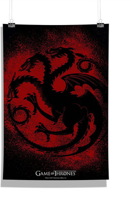 

Game Of Thrones - Targaryen Wall Poster Photographic Paper(18 inch X 12 inch, Rolled)